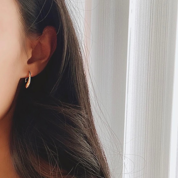 Large Teardrop Earrings - Picture 5 of 6